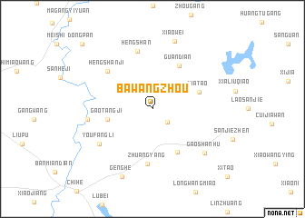 map of Bawangzhou