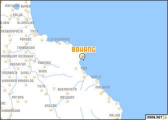 map of Bawang