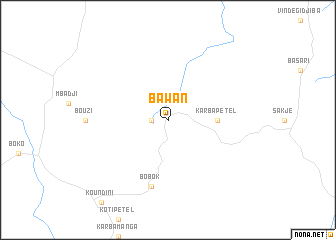 map of Bawan