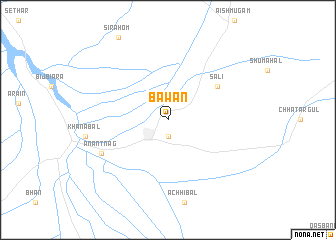 map of Bawan