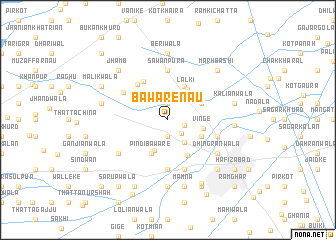 map of Bāware Nau