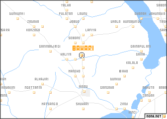 map of Bawari