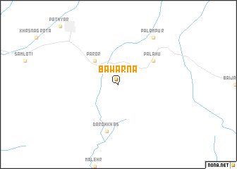 map of Bawarna