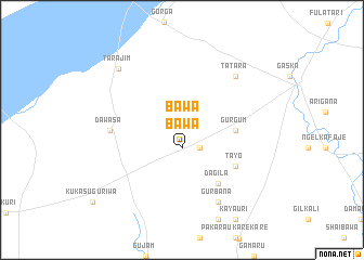 map of Bawa