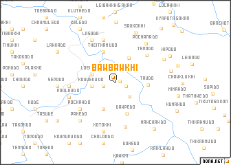 map of Bawbawkhi