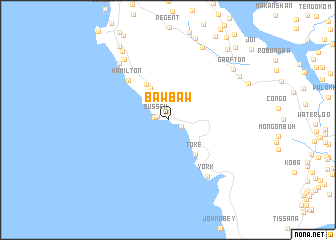map of Bawbaw