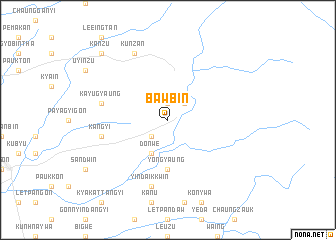 map of Bawbin