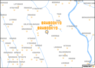 map of Bawbookyo