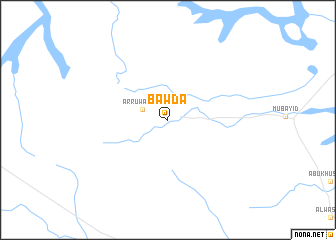 map of Bawḑāʼ