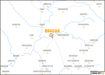 map of Bawdua
