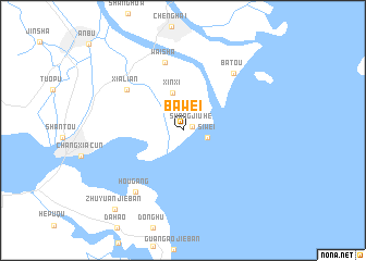 map of Bawei