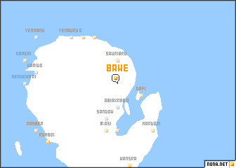 map of bawe