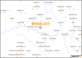 map of Bawgalegyi