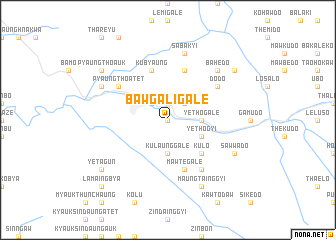 map of Bawgaligale