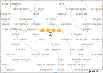 map of Bawhpawkhi