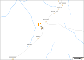 map of Bawi II