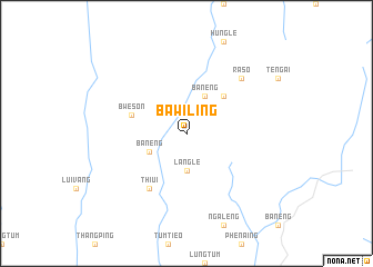 map of Bawiling