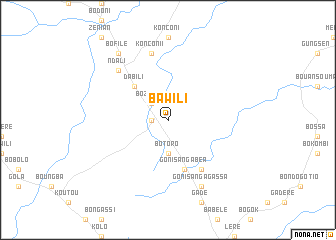 map of Bawili