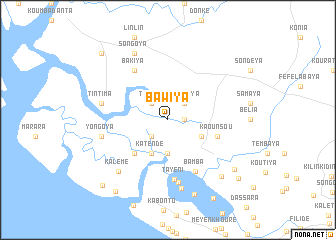 map of Bawiya