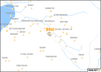 map of Bāwi