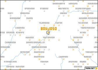 map of Bawjaso