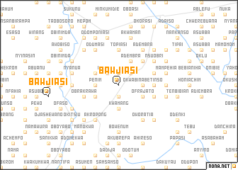 map of Bawjiasi