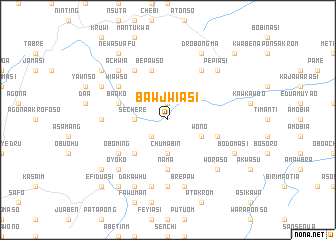 map of Bawjwiasi