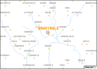 map of Bawkyawle