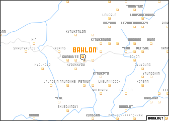 map of Bawlon