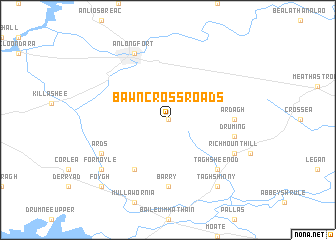 map of Bawn Cross Roads