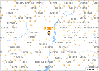 map of Bawni