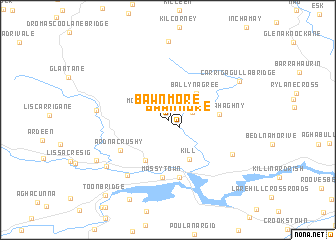 map of Bawnmore