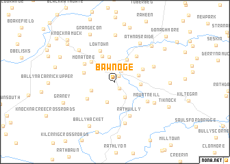 map of Bawnoge