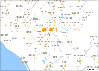 map of Bawoima