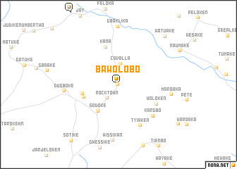 map of Bawolobo