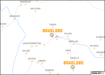 map of Bawolobo