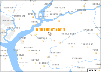 map of Bawthabyegan