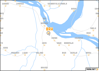 map of Baw