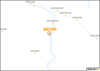 map of Baxian