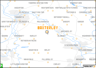 map of Baxterley