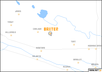 map of Baxter