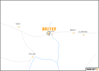 map of Baxter