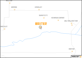 map of Baxter