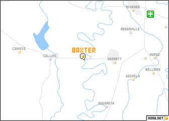 map of Baxter