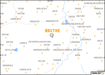 map of Baxthé