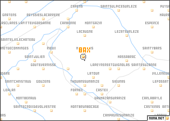 map of Bax