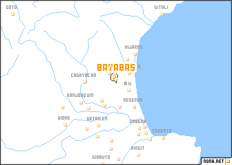 map of Bayabas