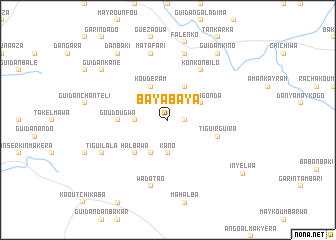 map of Baya Baya