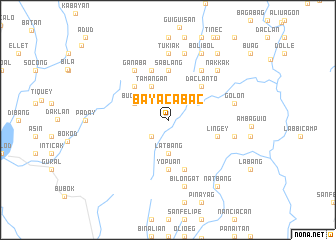 map of Bayacabac