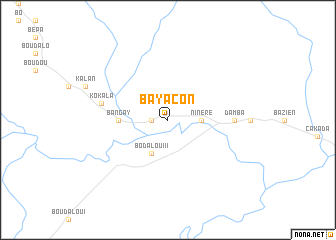 map of Bayacon